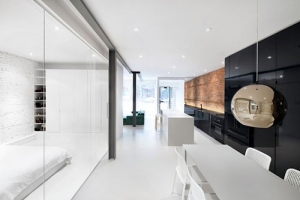 Moderne woning muur
