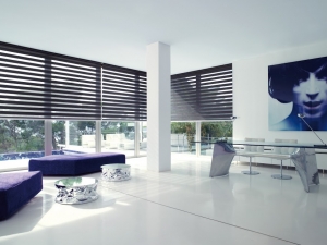 Moderne raamdecoratie